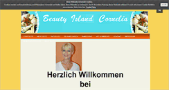 Desktop Screenshot of beauty-island-cornelia.de
